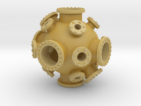 Mini vacuum chamber - Spherical. in Tan Fine Detail Plastic