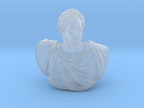 George Washington bust 1:10 in Clear Ultra Fine Detail Plastic