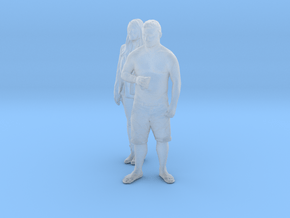Printle C Couple 363 - 1/87 - wob in Clear Ultra Fine Detail Plastic