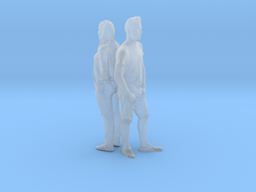 Printle C Couple 364 - 1/87 - wob in Clear Ultra Fine Detail Plastic