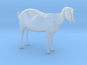 3D Scanned Nubian Goat - H0/1:87 scale in Clear Ultra Fine Detail Plastic