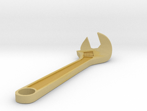 Fork wrench in Tan Fine Detail Plastic