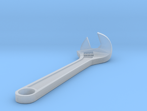 Fork wrench in Clear Ultra Fine Detail Plastic