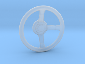 Genesis GT60 Racing Steering Wheel for RC Car in Clear Ultra Fine Detail Plastic