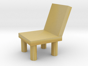 chair in Tan Fine Detail Plastic