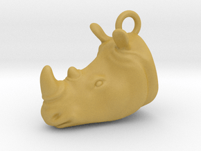 Rhinoceros 2101081808 in Tan Fine Detail Plastic