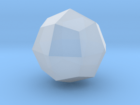 Deltoidal Icositetrahedron - 1 Inch in Clear Ultra Fine Detail Plastic