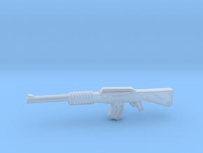 Assault Rifle m16 in Clear Ultra Fine Detail Plastic