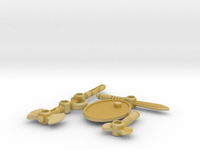 MicroAccessories1 (Acroyear) in Tan Fine Detail Plastic