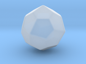 Pentagonal Icositetrahedron (dextro) -1In-Round V1 in Clear Ultra Fine Detail Plastic