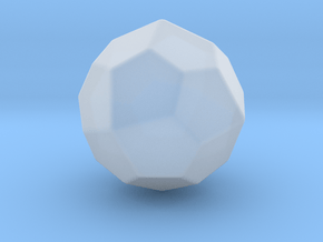 Pentagonal Icositetrahedron (Laevo) - 1In-RoundV1 in Clear Ultra Fine Detail Plastic