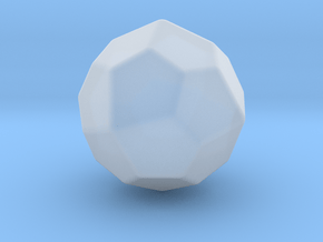 Pentagonal Icositetrahedron (Laevo) - 10mm-RoundV2 in Clear Ultra Fine Detail Plastic