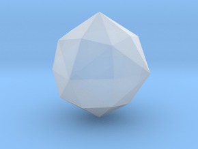 Disdyakis Dodecahedron - 1 Inch - Round V1 in Clear Ultra Fine Detail Plastic