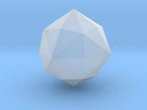 Disdyakis Dodecahedron - 10mm in Clear Ultra Fine Detail Plastic