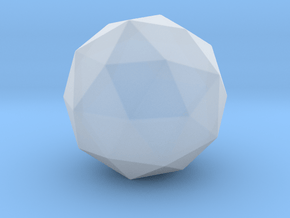 Pentakis Dodecahedron - 1 Inch - Round V1 in Clear Ultra Fine Detail Plastic