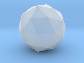 Pentakis Dodecahedron - 10mm - Round V1 in Clear Ultra Fine Detail Plastic