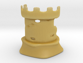 Rook - Dogs Of War Chess Piece in Tan Fine Detail Plastic