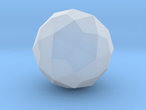 Deltoidal Hexecontahedron - 10mm in Clear Ultra Fine Detail Plastic