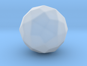Deltoidal Hexecontahedron - 10mm - Round V2 in Clear Ultra Fine Detail Plastic