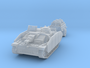 Sci Fi PZ III Flame Tank  in Clear Ultra Fine Detail Plastic