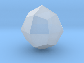Joined Cuboctahedron - 1 Inch in Clear Ultra Fine Detail Plastic