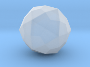 Joined Icosidodecahedron - 10 mm - Rounded V1 in Clear Ultra Fine Detail Plastic