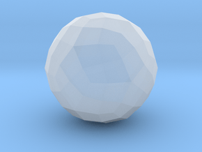 Joined Rhombicosidodecahedron - 1 Inch in Clear Ultra Fine Detail Plastic