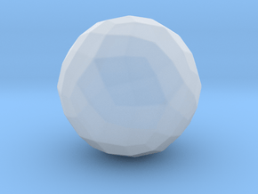 Joined Rhombicosidodecahedron - 1 In- Rounded V1 in Clear Ultra Fine Detail Plastic