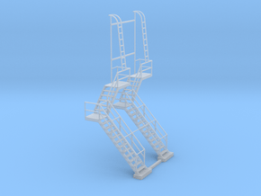 NYC-BN - Stair - (2X) in Clear Ultra Fine Detail Plastic