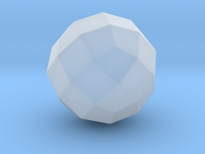 Joined Rhombicuboctahedron - 1 Inch - Round V1 in Clear Ultra Fine Detail Plastic