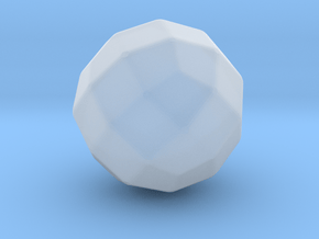 Joined Rhombicuboctahedron - 1 Inch - Round V2 in Clear Ultra Fine Detail Plastic