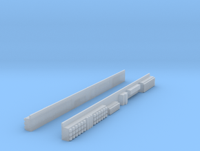 MTA NYC Subway R46 R44 N Scale - SIDE VENTS in Clear Ultra Fine Detail Plastic