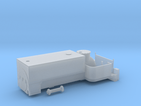 0 gauge Neilson box tank  in Clear Ultra Fine Detail Plastic
