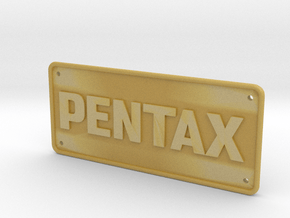 Pentax Camera Patch - Holes in Tan Fine Detail Plastic