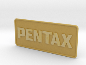 Pentax Camera Patch in Tan Fine Detail Plastic