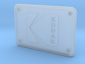 Kodak Logo Patch - Holes in Clear Ultra Fine Detail Plastic