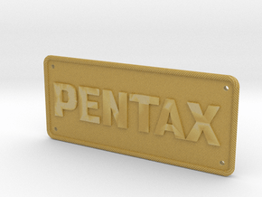 Pentax Patch Patch Textured - Holes in Tan Fine Detail Plastic