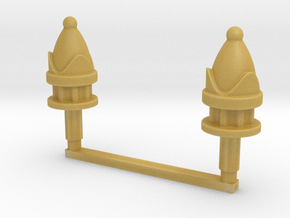 Chess Toppers - 2 Bishops in Tan Fine Detail Plastic