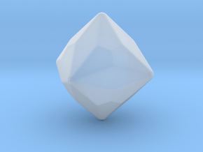 Joined Truncated Cube - 1 Inch - Rounded V2 in Clear Ultra Fine Detail Plastic