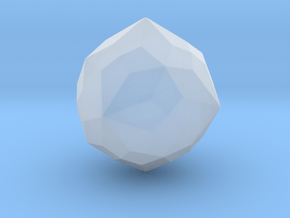 Joined Truncated Cuboctahedron - 1 inch - V1 in Clear Ultra Fine Detail Plastic