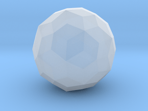 Joined Truncated Icosahedron - 10 mm in Clear Ultra Fine Detail Plastic