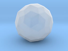 Joined Truncated Icosahedron - 10 mm - Rounded V2 in Clear Ultra Fine Detail Plastic