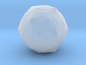 Joined Truncated Icosidodecahedron - 1 Inch - V1 in Clear Ultra Fine Detail Plastic