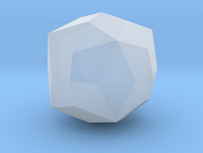 Joined Truncated Octahedron - 1 Inch in Clear Ultra Fine Detail Plastic