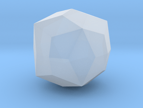 Joined Truncated Octahedron - 1 Inch - Rounded V1 in Clear Ultra Fine Detail Plastic