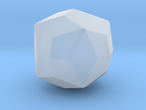 Joined Truncated Octahedron - 1 Inch - Rounded V2 in Clear Ultra Fine Detail Plastic