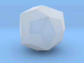 Joined Truncated Octahedron - 10 mm - Rounded V1 in Clear Ultra Fine Detail Plastic
