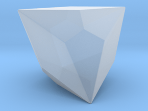 Joined Truncated Tetrahedron - 1 Inch - Rounded V1 in Clear Ultra Fine Detail Plastic