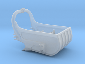 dragline bucket 7cuyd - scale 1/50 in Clear Ultra Fine Detail Plastic