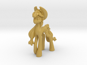 Applejack My Little Pony (Plastic, 8.4 cm tall) in Tan Fine Detail Plastic